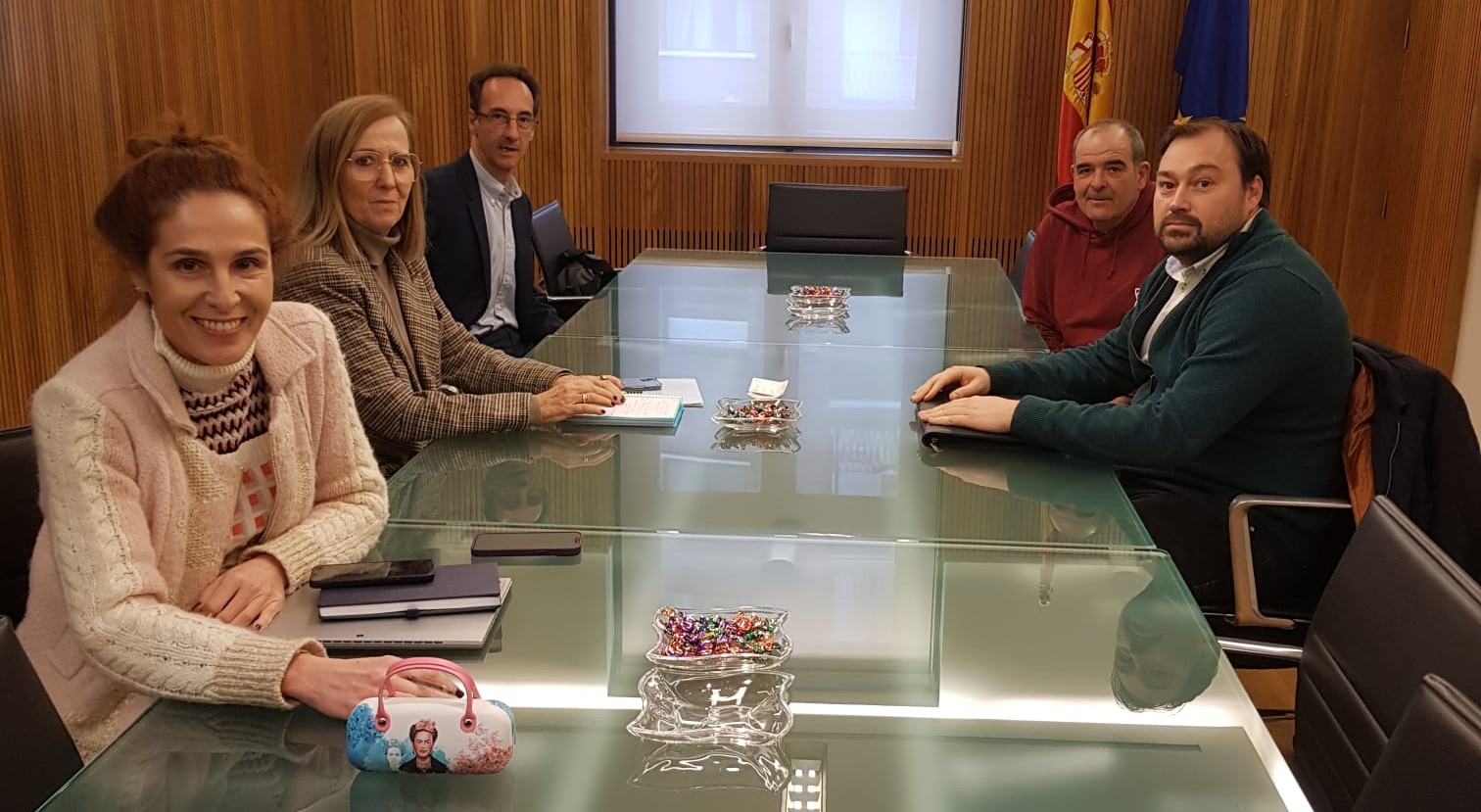 La presidenta de la CHD se reúne con el Ayuntamiento de Salduero (Soria) para buscar soluciones al problema de las inundaciones