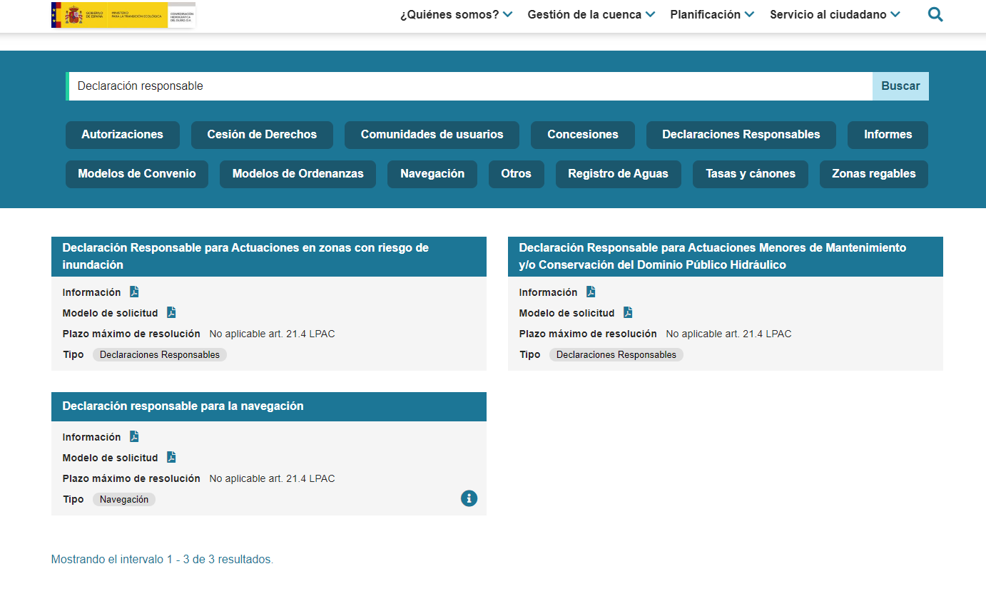 El modelo de 'Declaración Responsable' de la CHD simplifica y acorta plazos para actuaciones menores en cauces