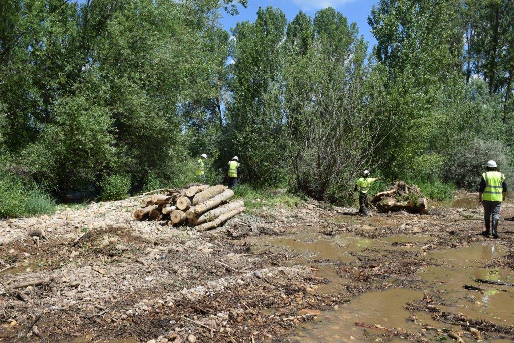 La CHD invierte 1,4 millones de euros en la mejora hidráulica de 134 kilómetros de cauces en la provincia de León