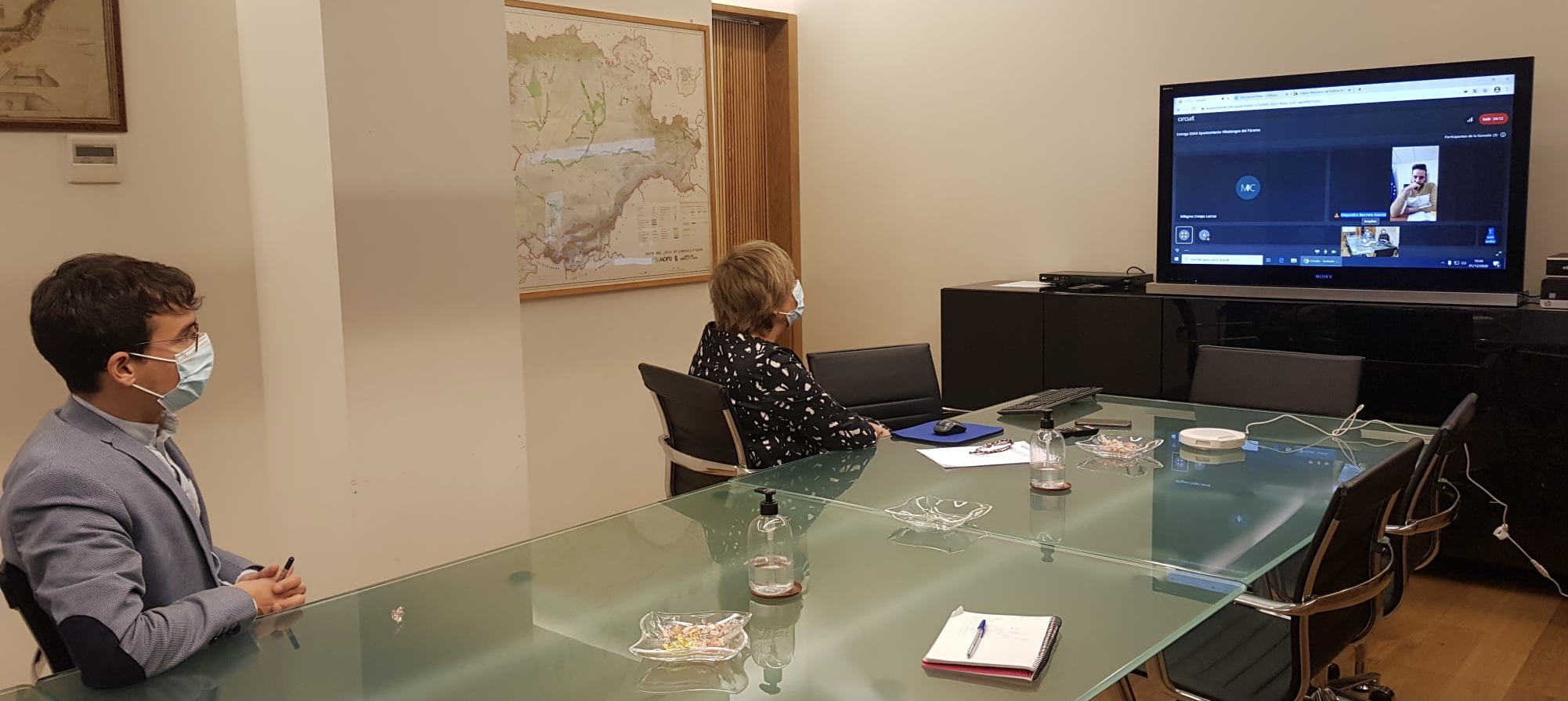 La CHD entrega al Ayuntamiento de Villadangos del Páramo la EDAR de Celadilla La CHD entrega al Ayuntamiento de Villadangos del Páramo la EDAR de Celadilla