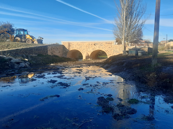 La CHD elimina un azud en el río Huebra (Salamanca) para recuperar su dinámica natural