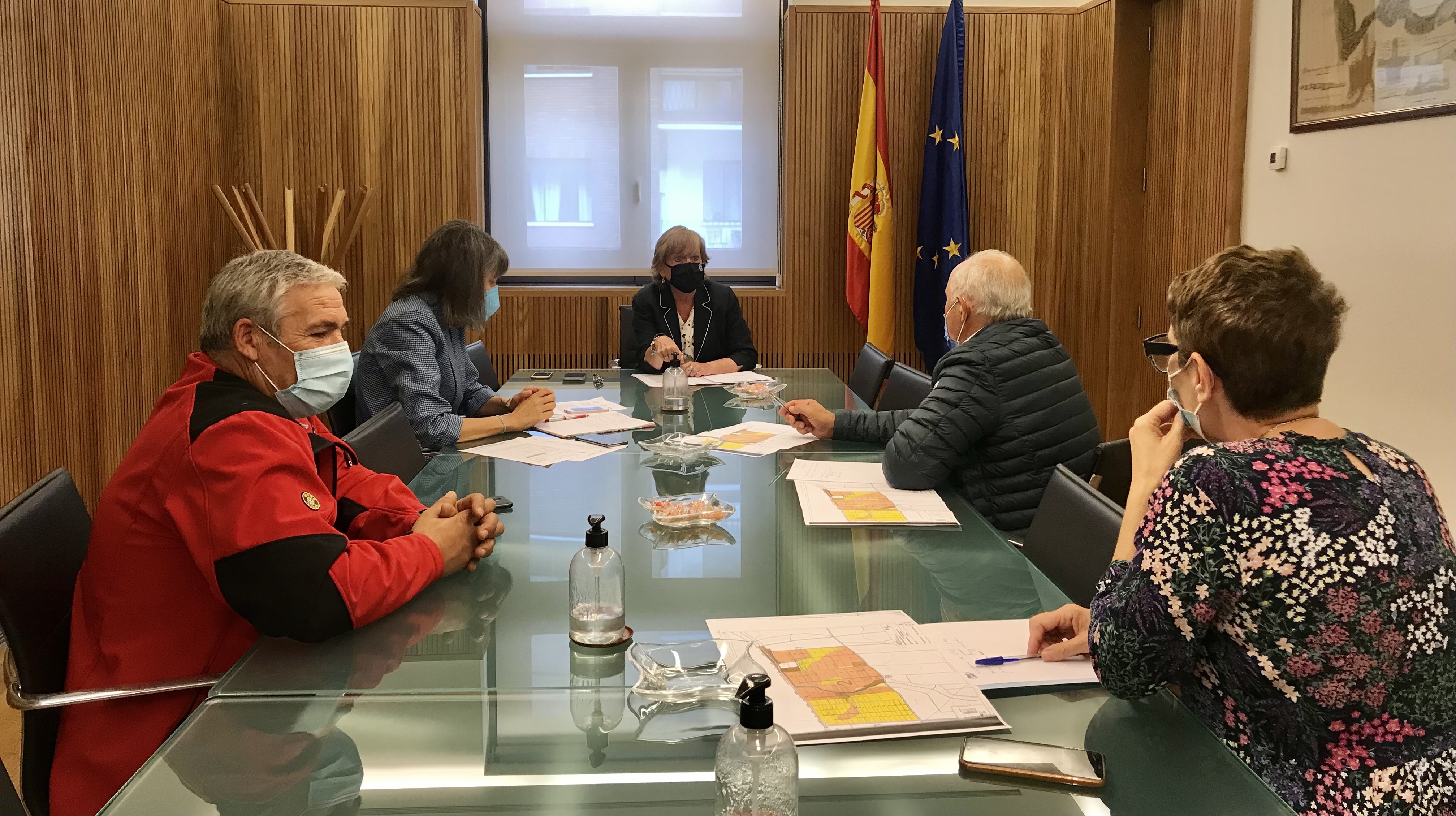 La Presidenta de la CHD se reúne con la CCRR del Páramo Bajo de León y Zamora