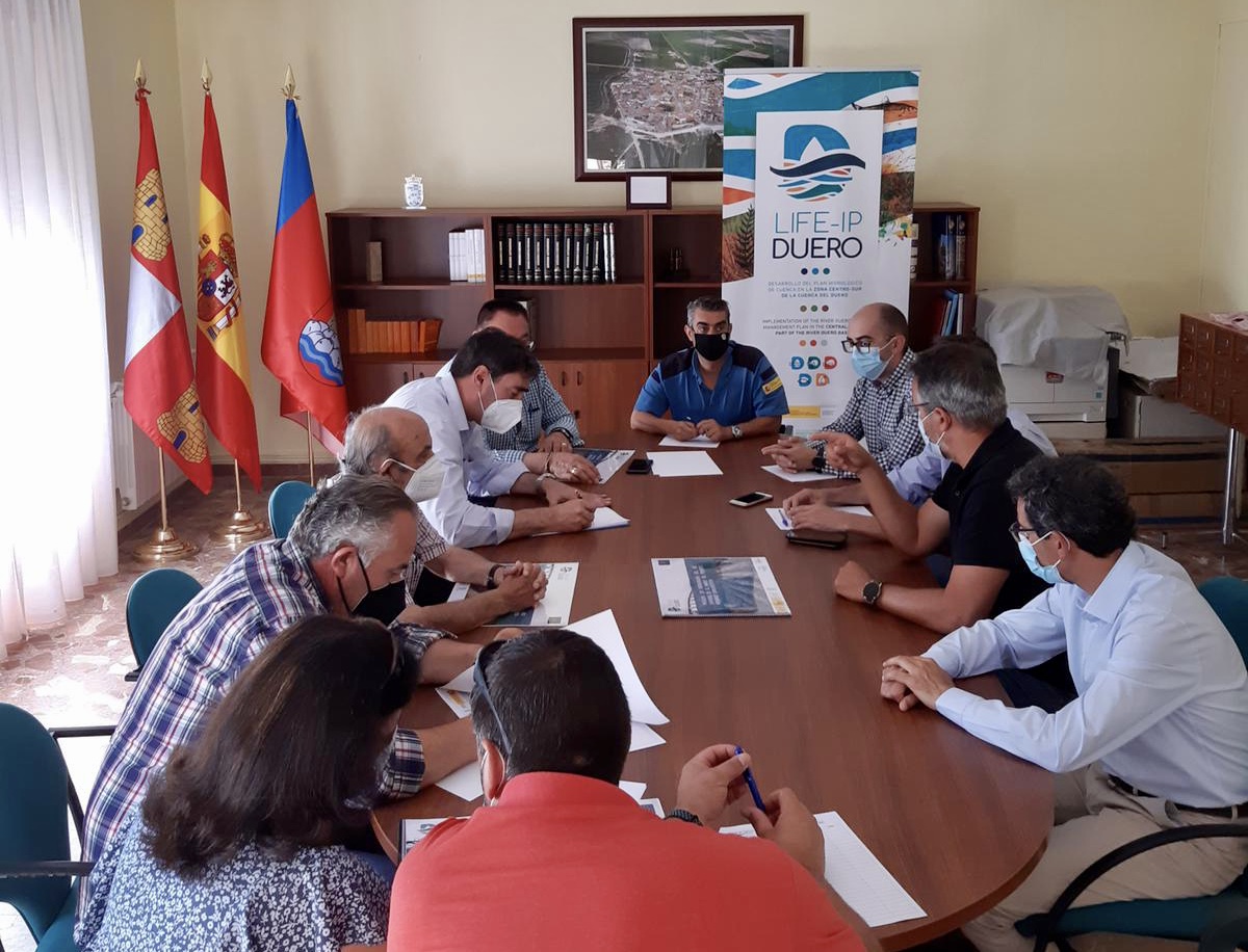 #LifeIP#Duero Reunión informativa con los Ayuntamientos sobre el inicio de las obras del río Zapardiel