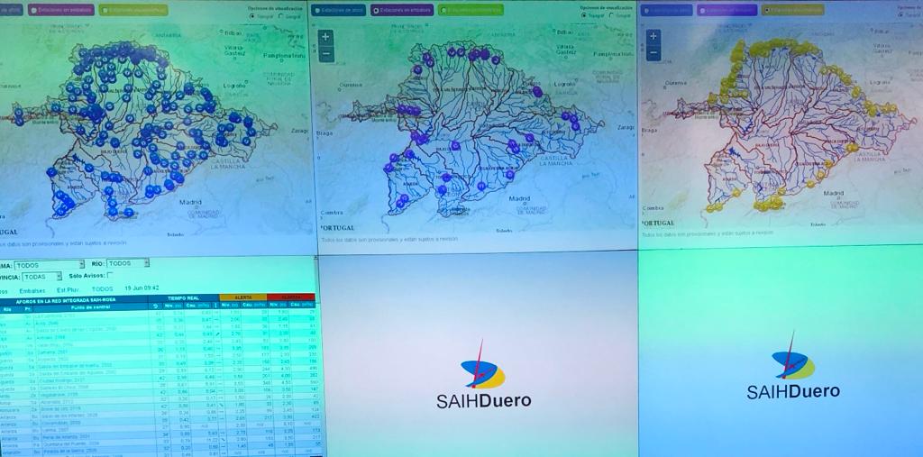 La CHD vigila los ríos de la cuenca ante el incremento de caudales tras las lluvias