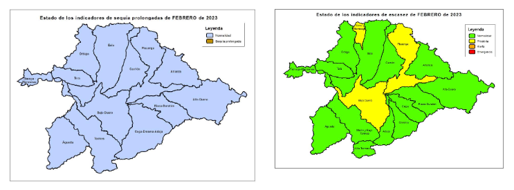 Los sistemas Támega-Manzanas, Tera, Órbigo y Carrión salen de la situación excepcional por sequía extraordinaria Los sistemas Támega-Manzanas, Tera, Órbigo y Carrión salen de la situación excepcional por sequía extraordinaria
