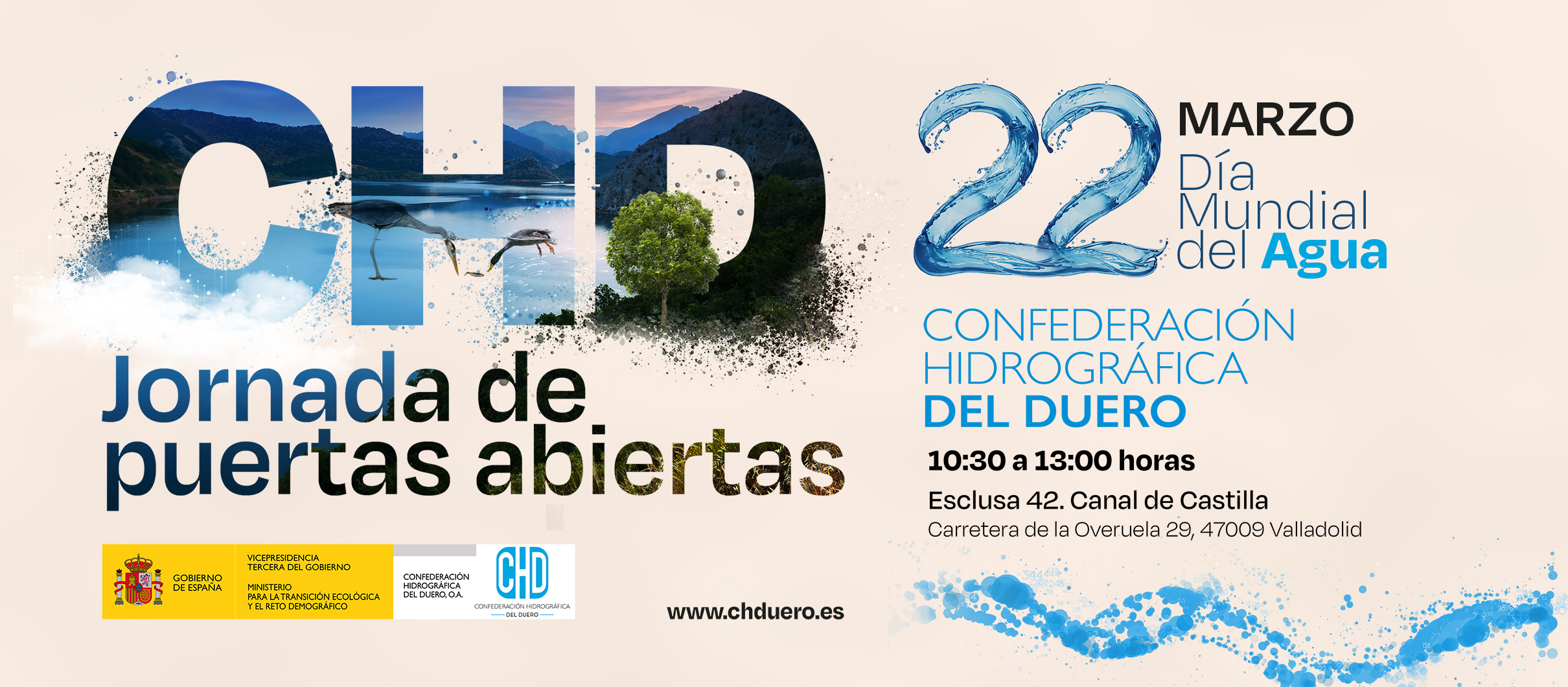 La CHD celebra una jornada de Puertas Abiertas con motivo del Día Mundial del Agua