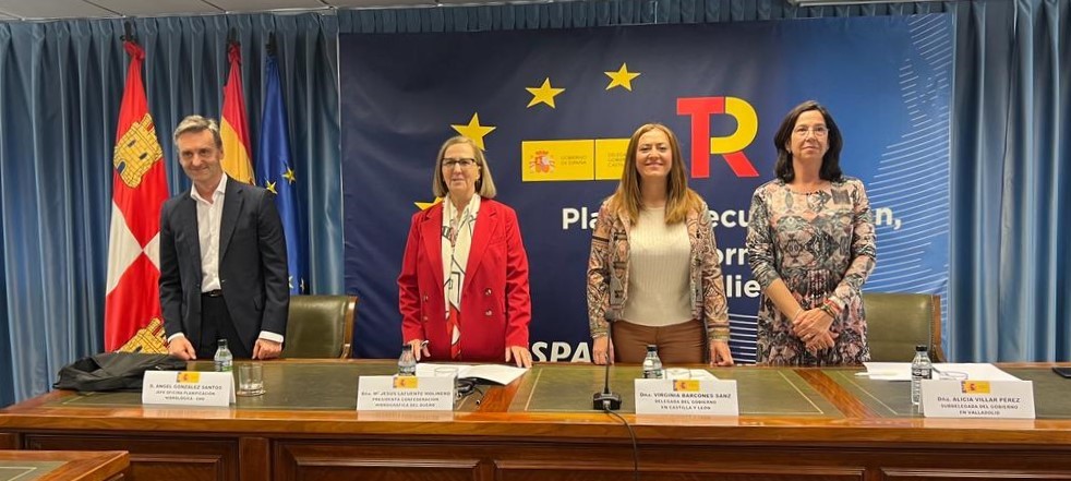 Virginia Barcones destaca la importancia del Plan Especial de Sequía del Duero en un entorno climático cada vez más difícil de predecir Virginia Barcones destaca la importancia del Plan Especial de Sequía del Duero en un entorno climático cada vez más difícil de predecir