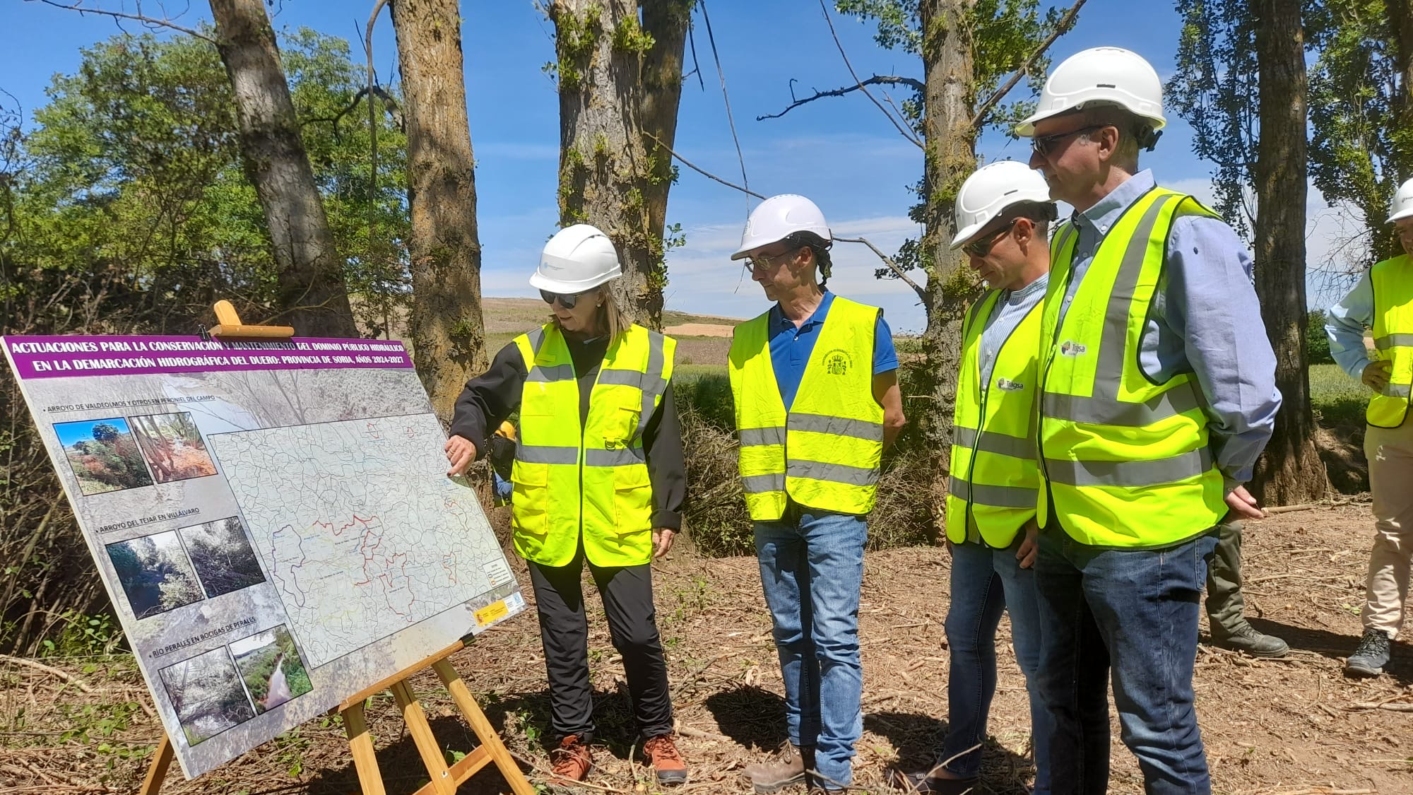 La CHD invertirá 1,5M€ en actuaciones de conservación y mantenimiento de cauces en la provincia de Soria en los tres próximos años
