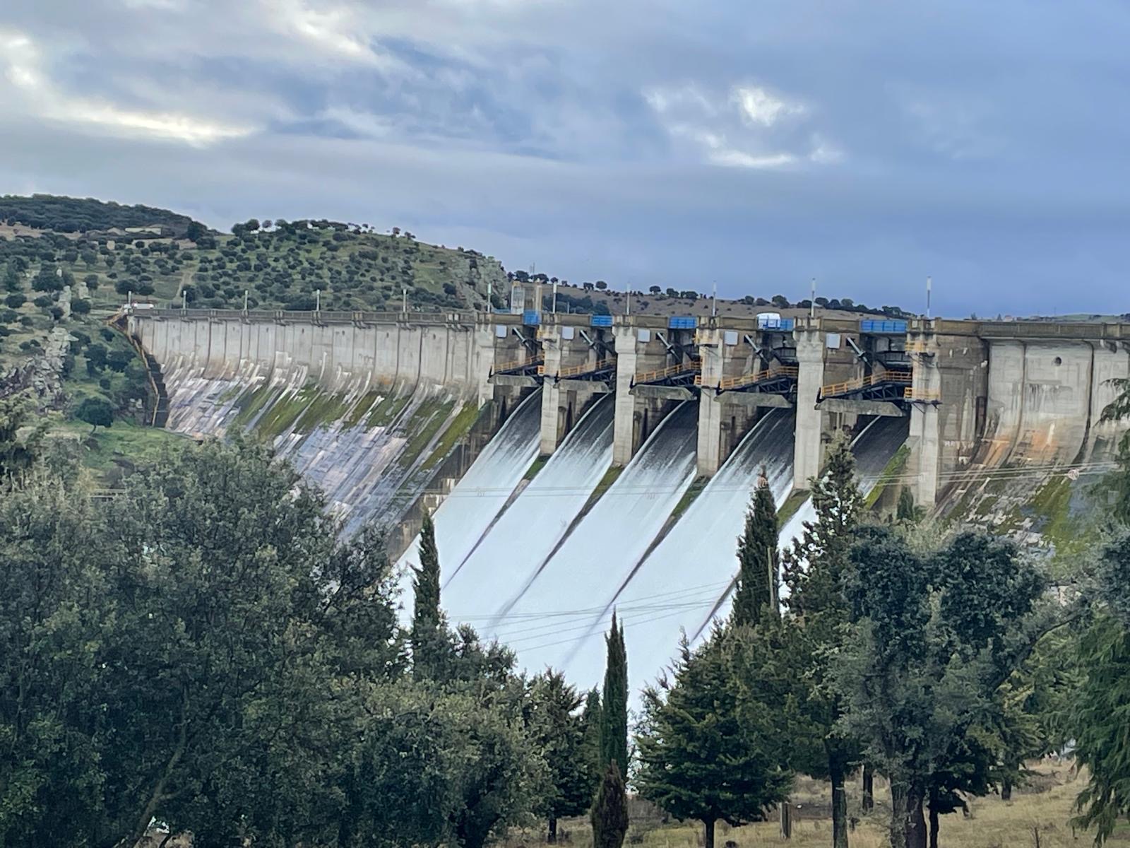 Los embalses atenúan los efectos del temporal Herminia controlando caudales punta de hasta 550 m³/s