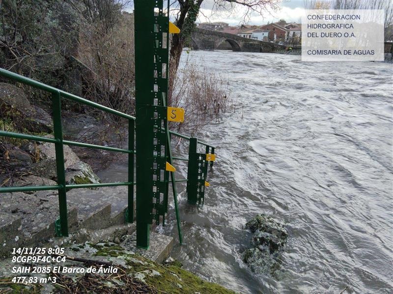 La CHD emite 55 avisos en el primer episodio de avenidas del año hidrológico