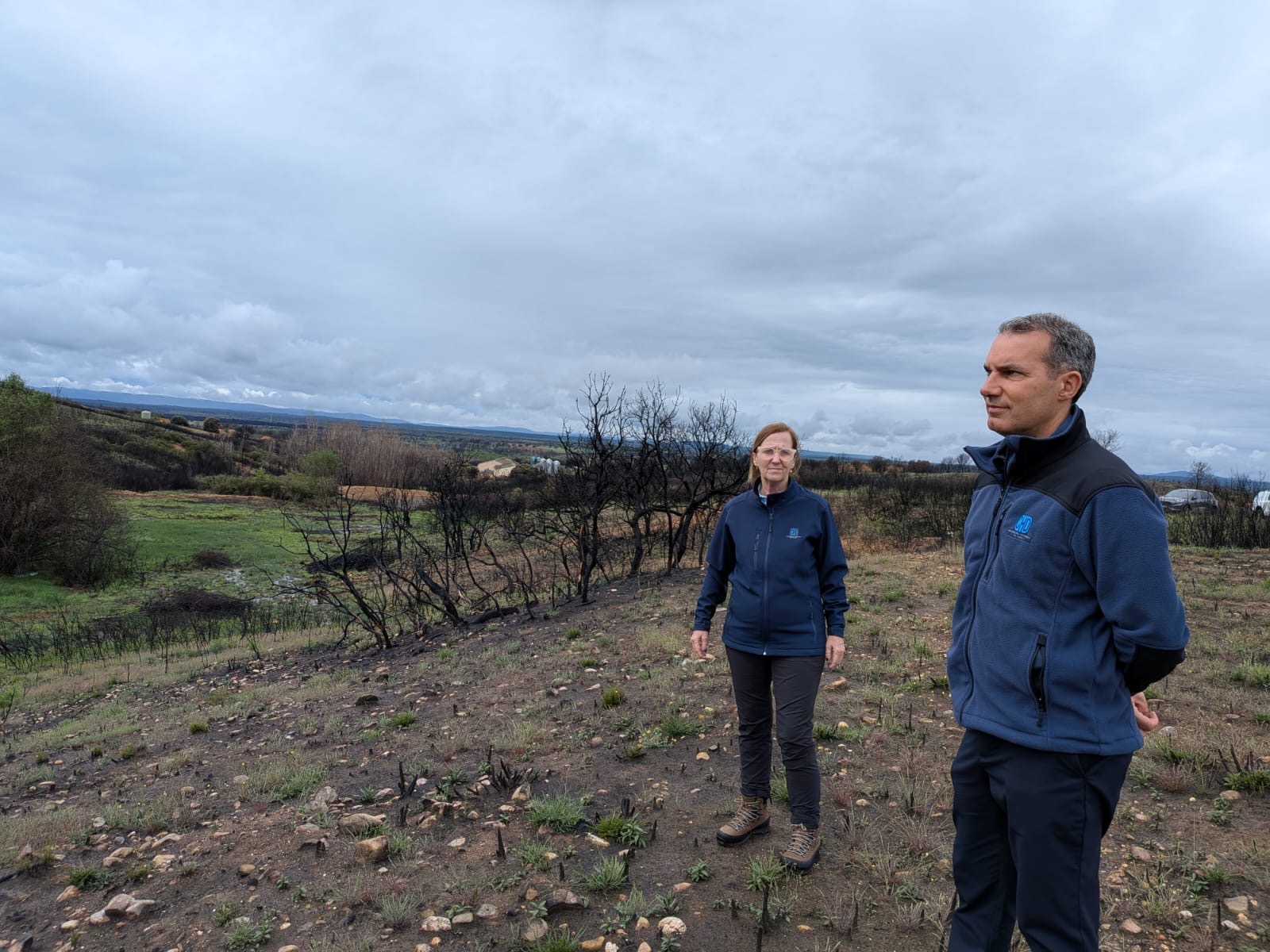 La presidenta de la CHD visita las actuaciones de restauración hidrológica y forestal en la provincia de Zamora
