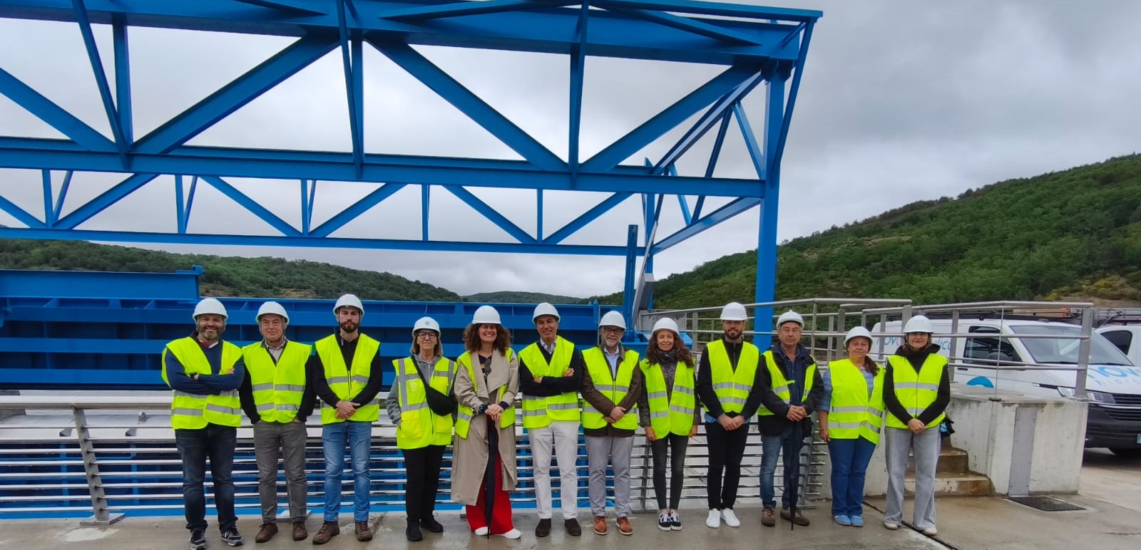 Las obras en la presa de Requejada, un ejemplo de excelencia técnica en el ámbito hidráulico