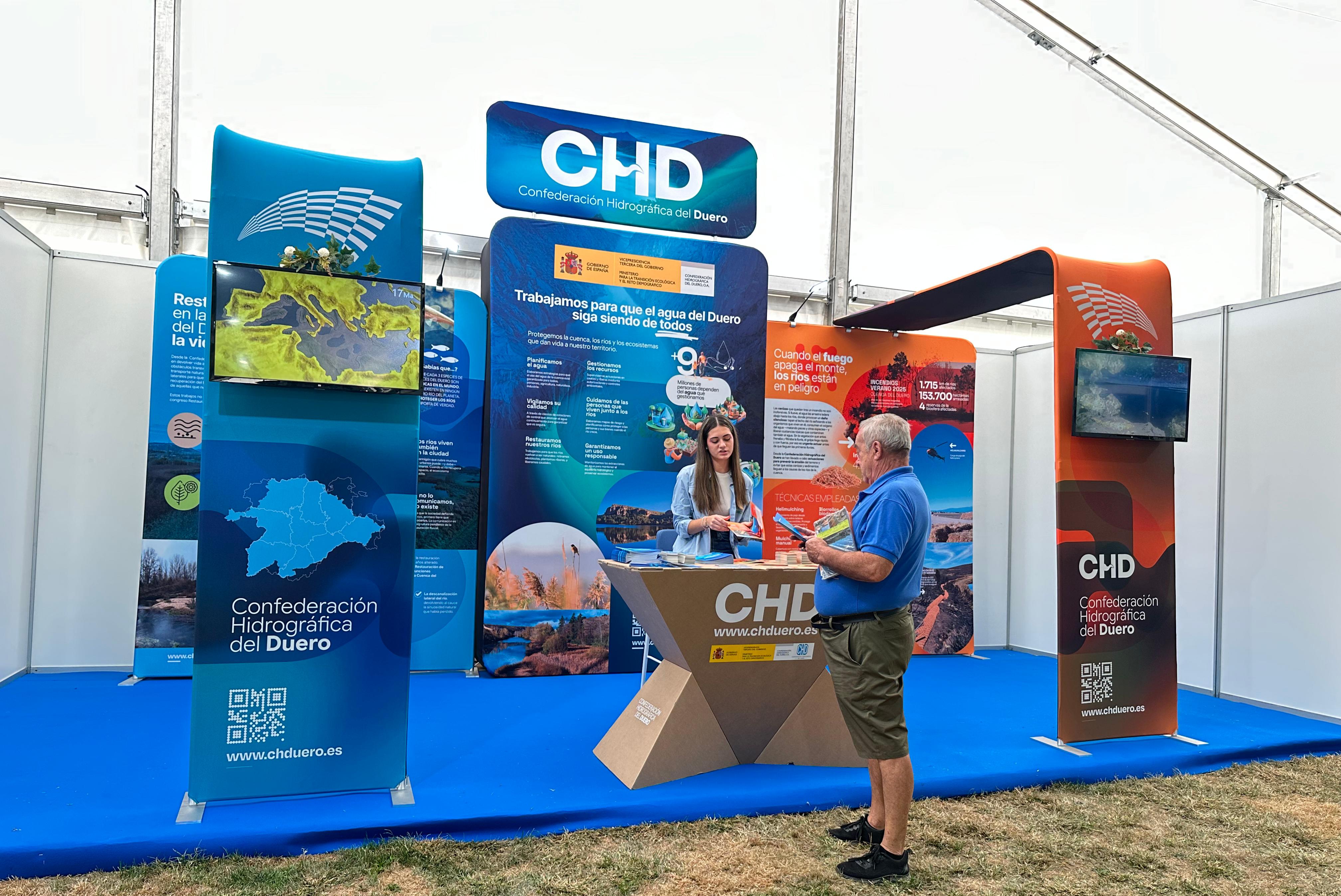 La Confederación Hidrográfica del Duero, presente en la Feria Internacional de Ecoturismo de Castilla y León