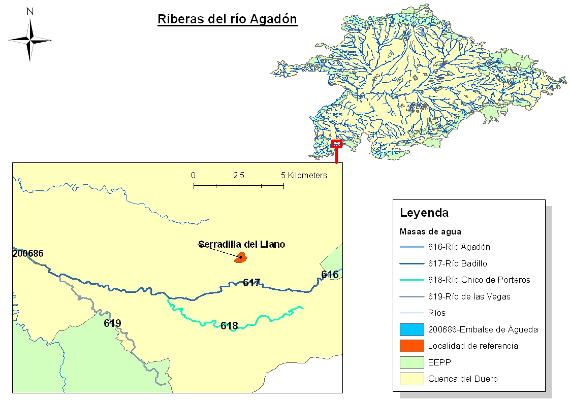 Riberas del río Agadón Riberas del río Agadón