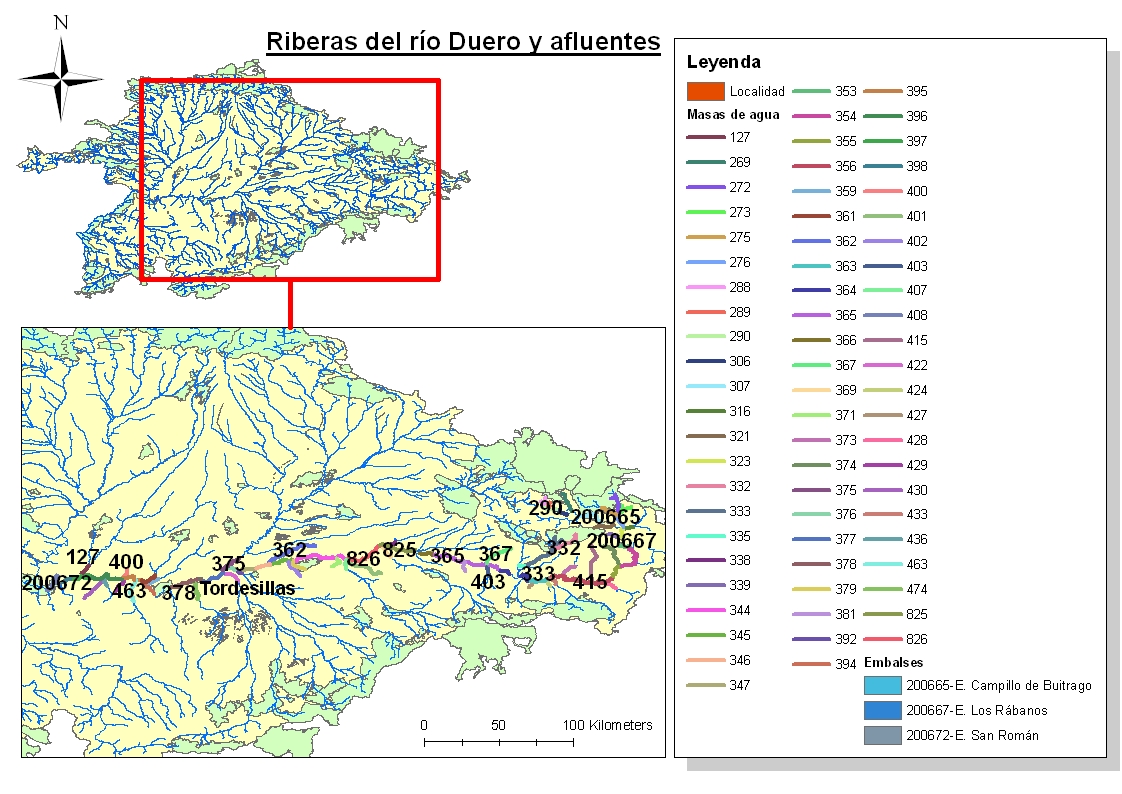 Riberas del río Duero y afluentes Riberas del río Duero y afluentes